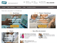 Tablet Screenshot of abonnement.presseocean.fr